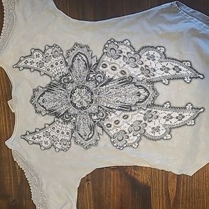 Beyond gorgeous fancy blingy top